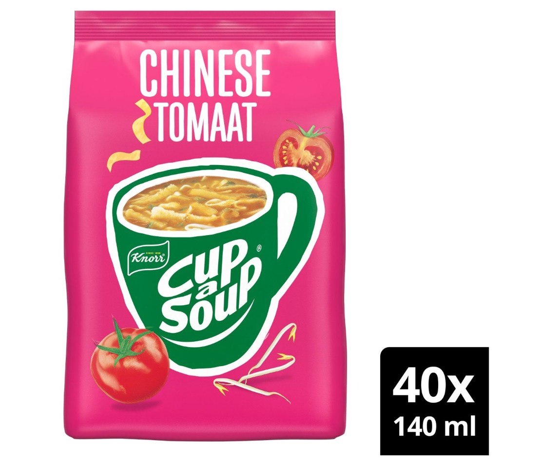 Knorr Cup-A-Soup Vending Chin. Tomaat 40p